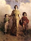 Abbott Handerson Thayer Canvas Paintings - The Virgin